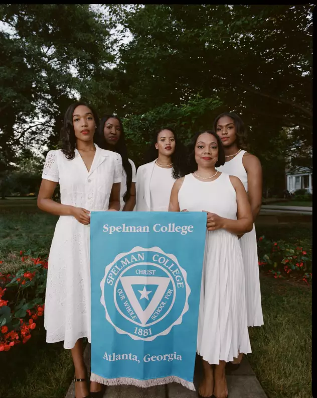 Models for the Ralph Lauren -Morehouse College and Spelman College collaboration. 